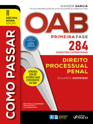 cover image of Como passar OAB –  Direito Processual Penal